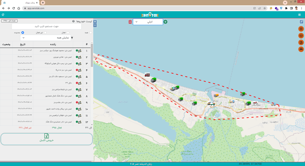 استخراج خودروهای واقع در محدوده