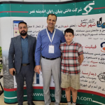 حضور مدیر سازمان فناوری اطلاعات در غرفه شرکت رایان اندیشه نصر